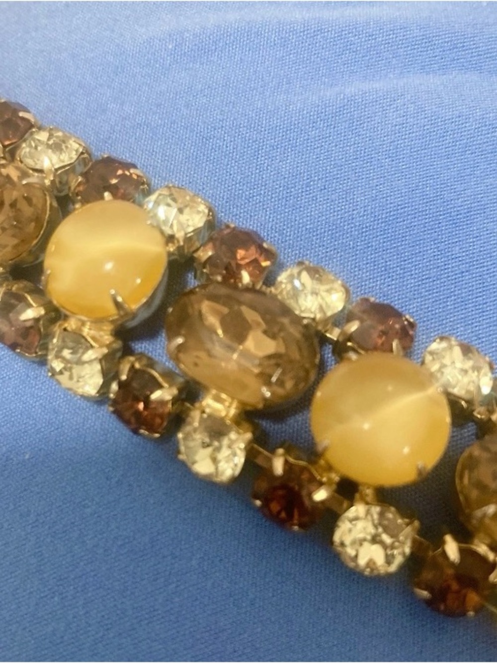 Women’s Stunning Vintage DeLizza & Elster (Juliana) Rhinestone Bracelet